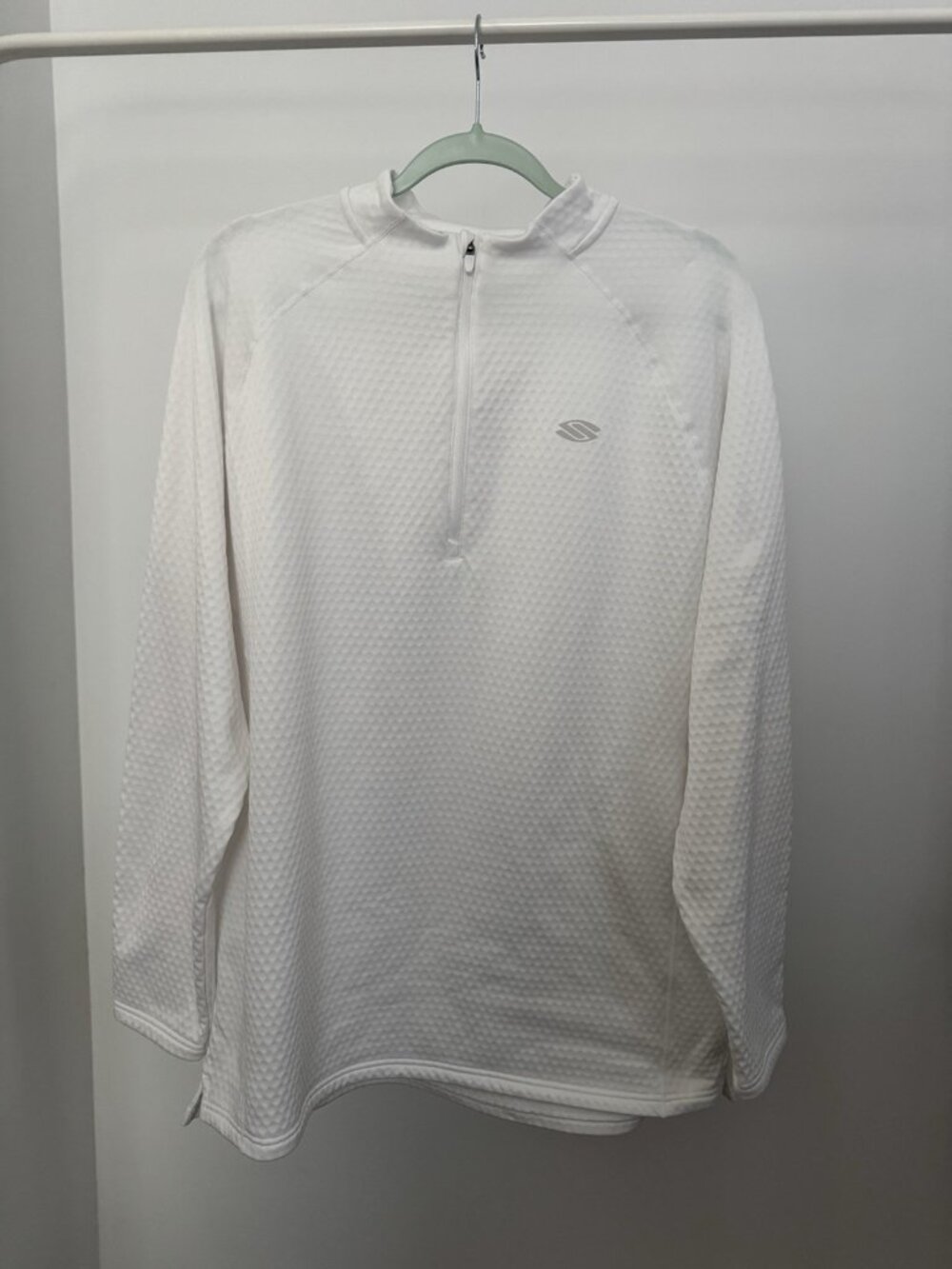Selkirk Pickleball Quarter Zip Men's XL White Performance Pullover